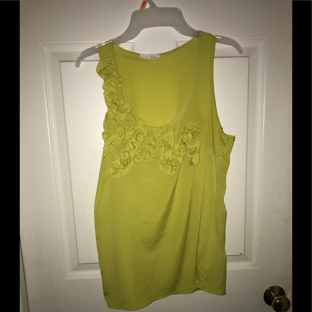 Lush yellow tank top